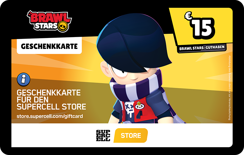 Brawl Stars Gift Card 15 €
