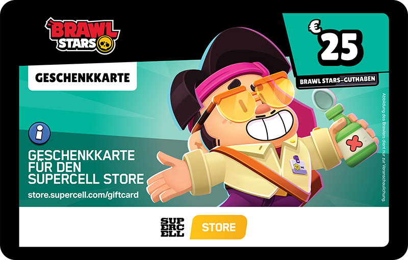 Brawl Stars Gift Card 25 €