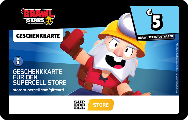 Brawl Stars Gift Card 5 €