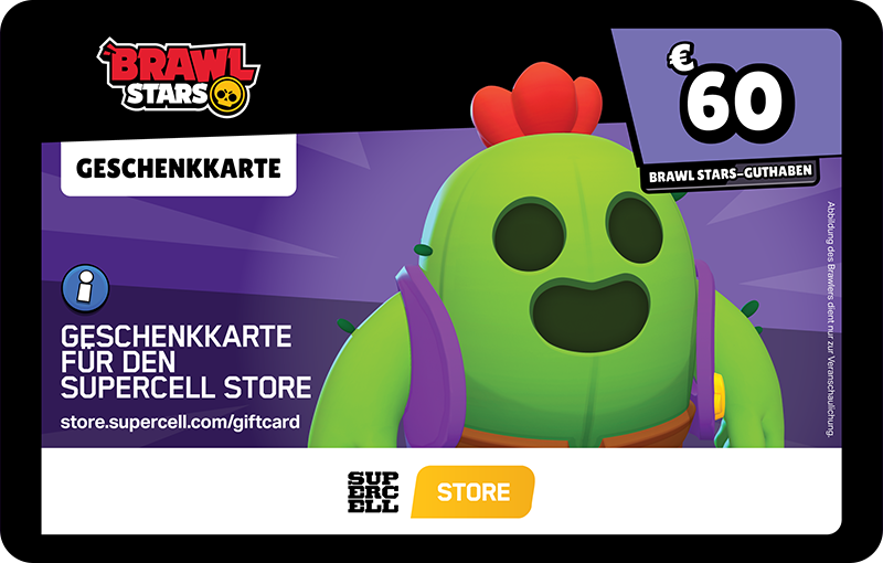 Brawl Stars Gift Card 60 €